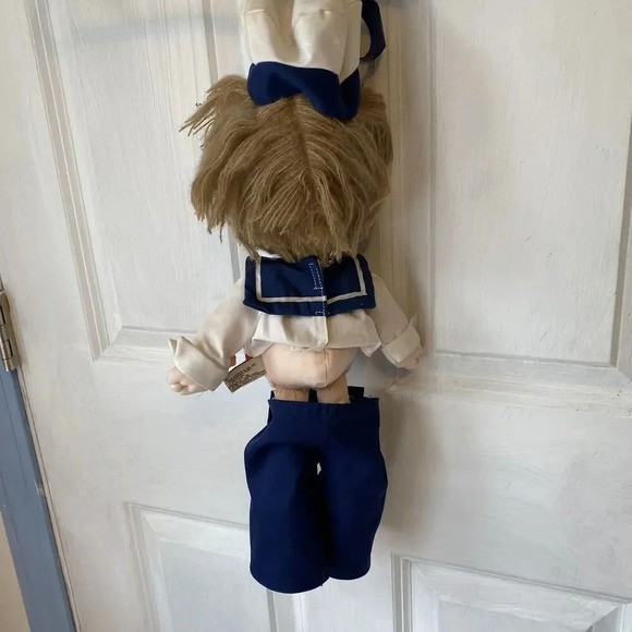 Vintage Precious Moments Timmy 1986 Sailor Doll Applause 4580 Heart Pendant - Picture 9 of 9